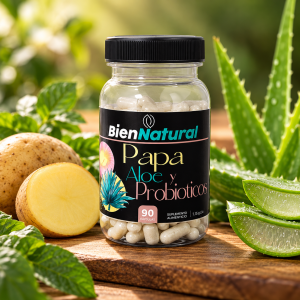Papa, Aloe y Probióticos